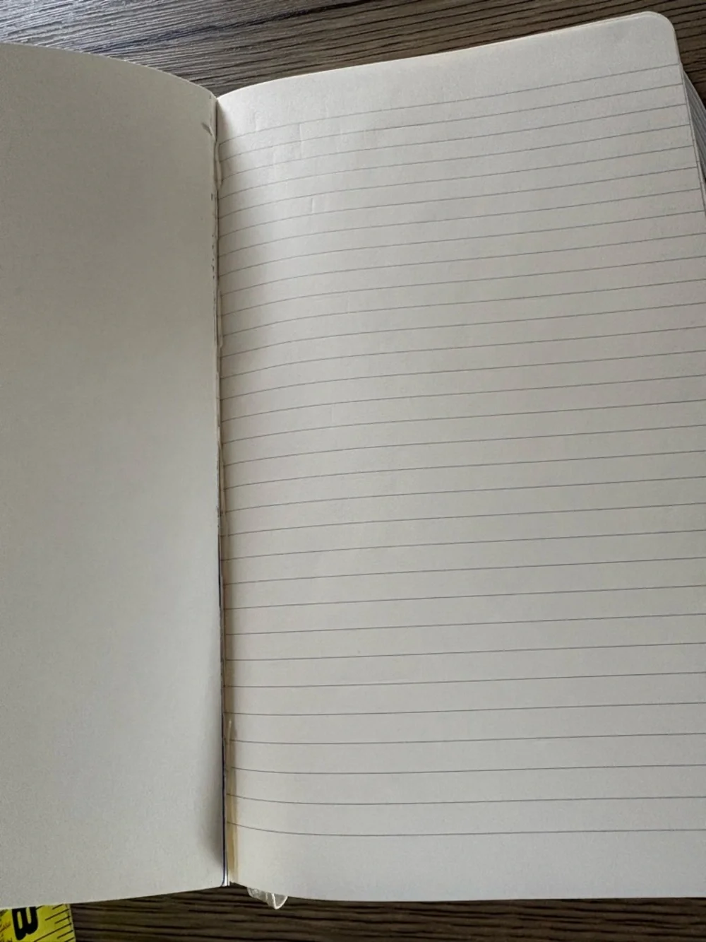 Moleskine White & Black Hardcover Notebook Journal Lined Pages Elastic closure